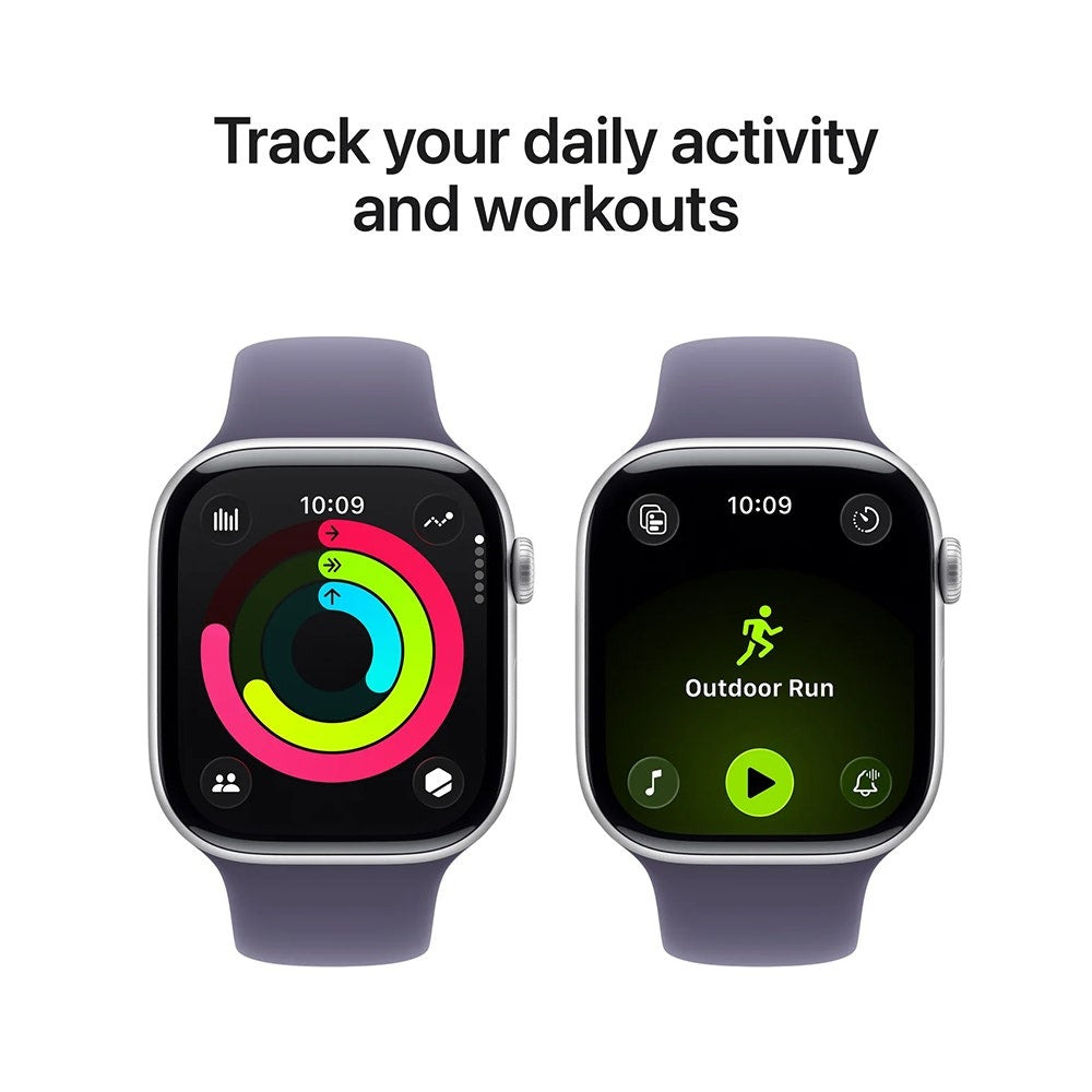 Apple Watch Series 11 46mm Silver Aluminium Case GPS + Sport Band (M/L)