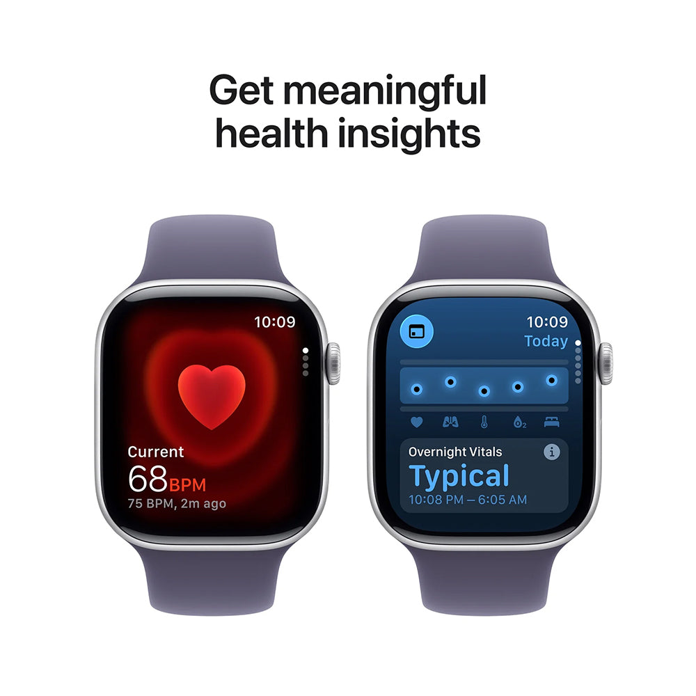 Apple Watch Series 11 46mm Silver Aluminium Case GPS + Sport Band (S/M)