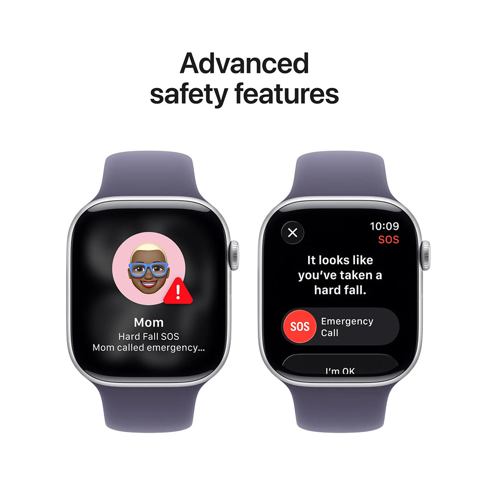 Apple Watch Series 11 46mm Silver Aluminium Case GPS + Sport Band (S/M)