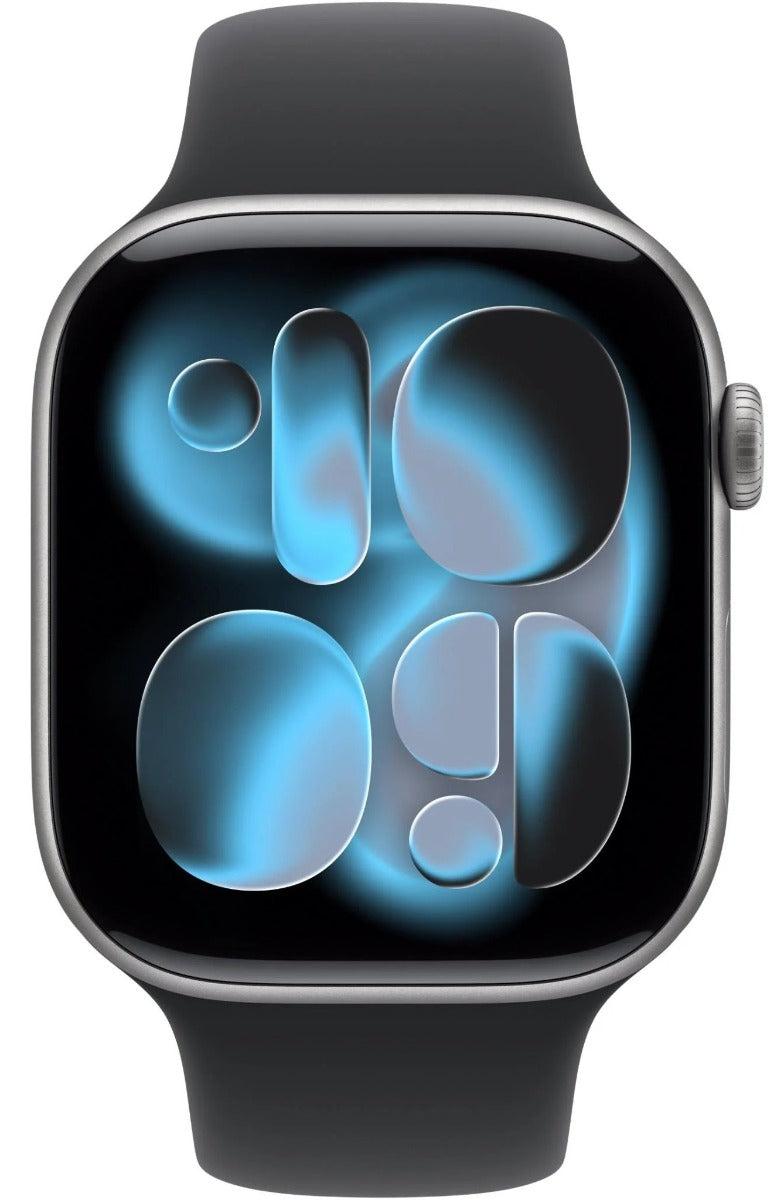 Apple Watch Series 11 46mm Space Grey Aluminium Case GPS + Cellular Sport Band (M/L)