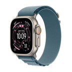 Apple Watch Ultra 3 49mm Natural Titanium Case GPS + Cellular Blue Alpine Loop (Small)