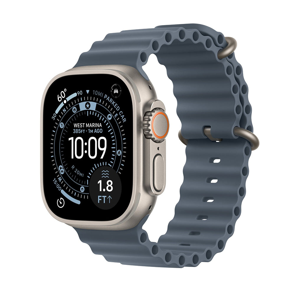 Apple Watch Ultra 3 49mm Natural Titanium Case GPS + Cellular Anchor Blue Ocean