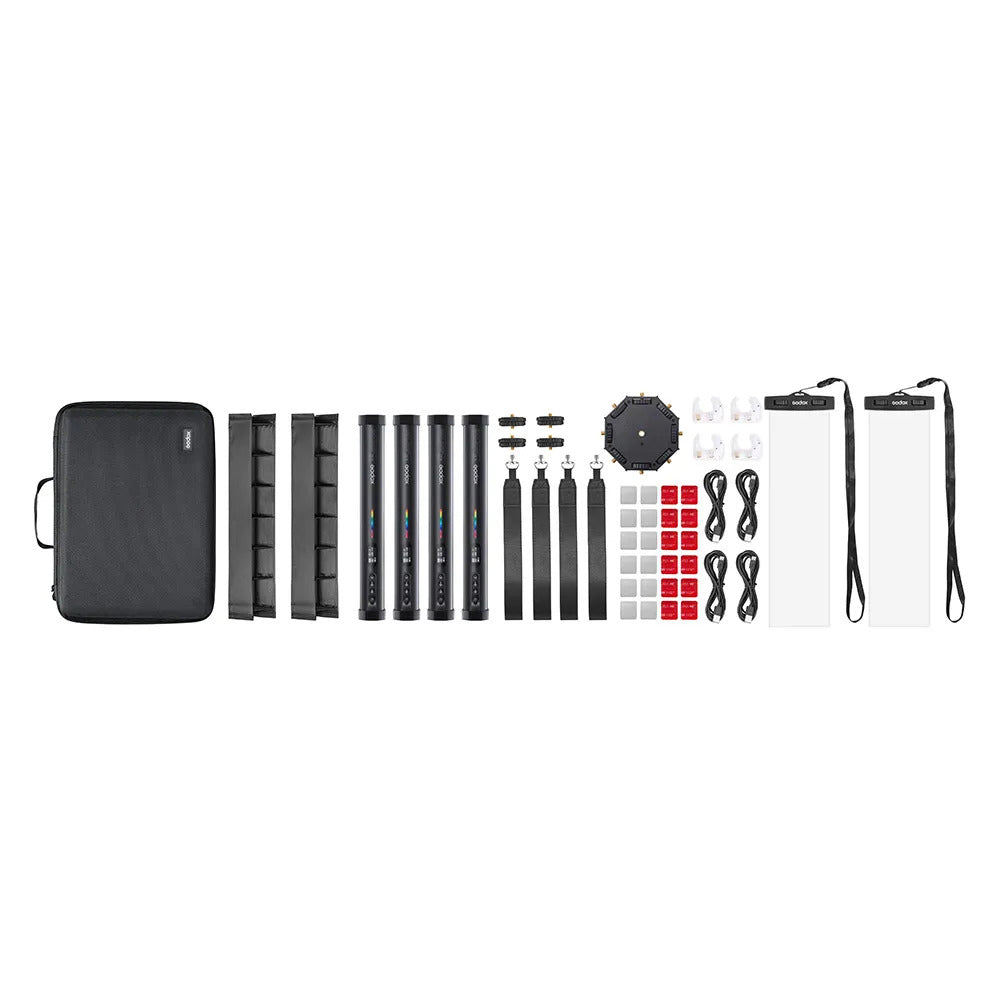 Godox TL30 4 Light RGB Tube Light Kit 30cm 
