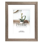 Deluxe Gallery Photo Wall Frame Set D - 8 Frames - Stone Ash