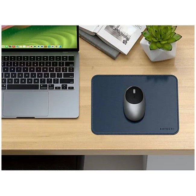 Satechi Vegan-Leather Premium Mouse Pad (Navy)