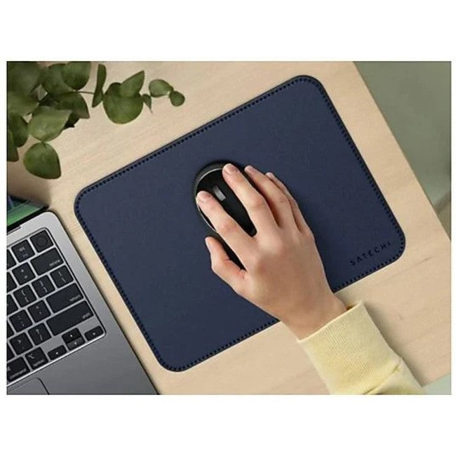 Satechi Vegan-Leather Premium Mouse Pad (Navy)
