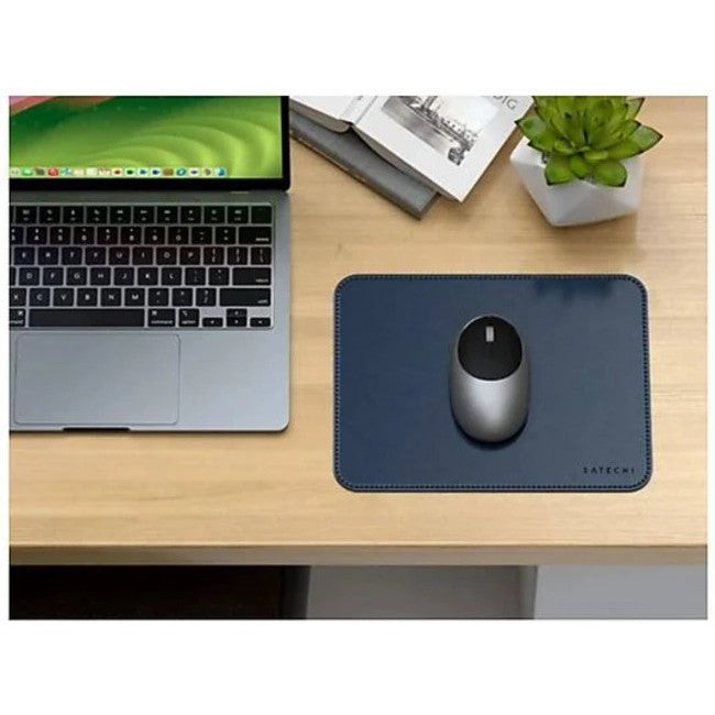 Satechi Vegan-Leather Premium Mouse Pad (Navy)