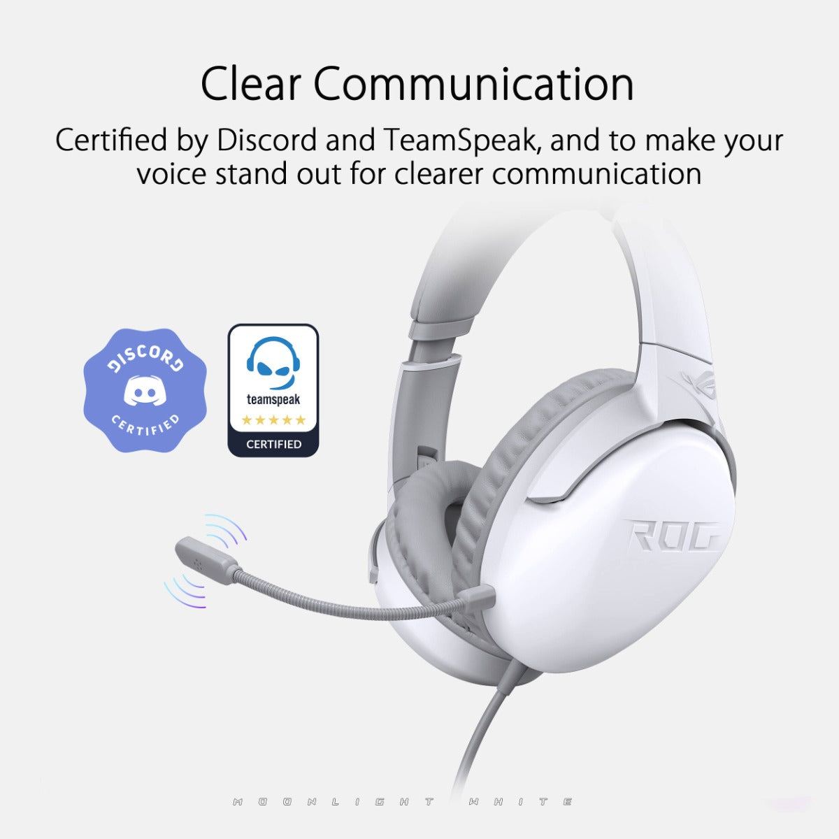 ASUS ROG Strix Go Core Gaming Headset (Moonlight White)