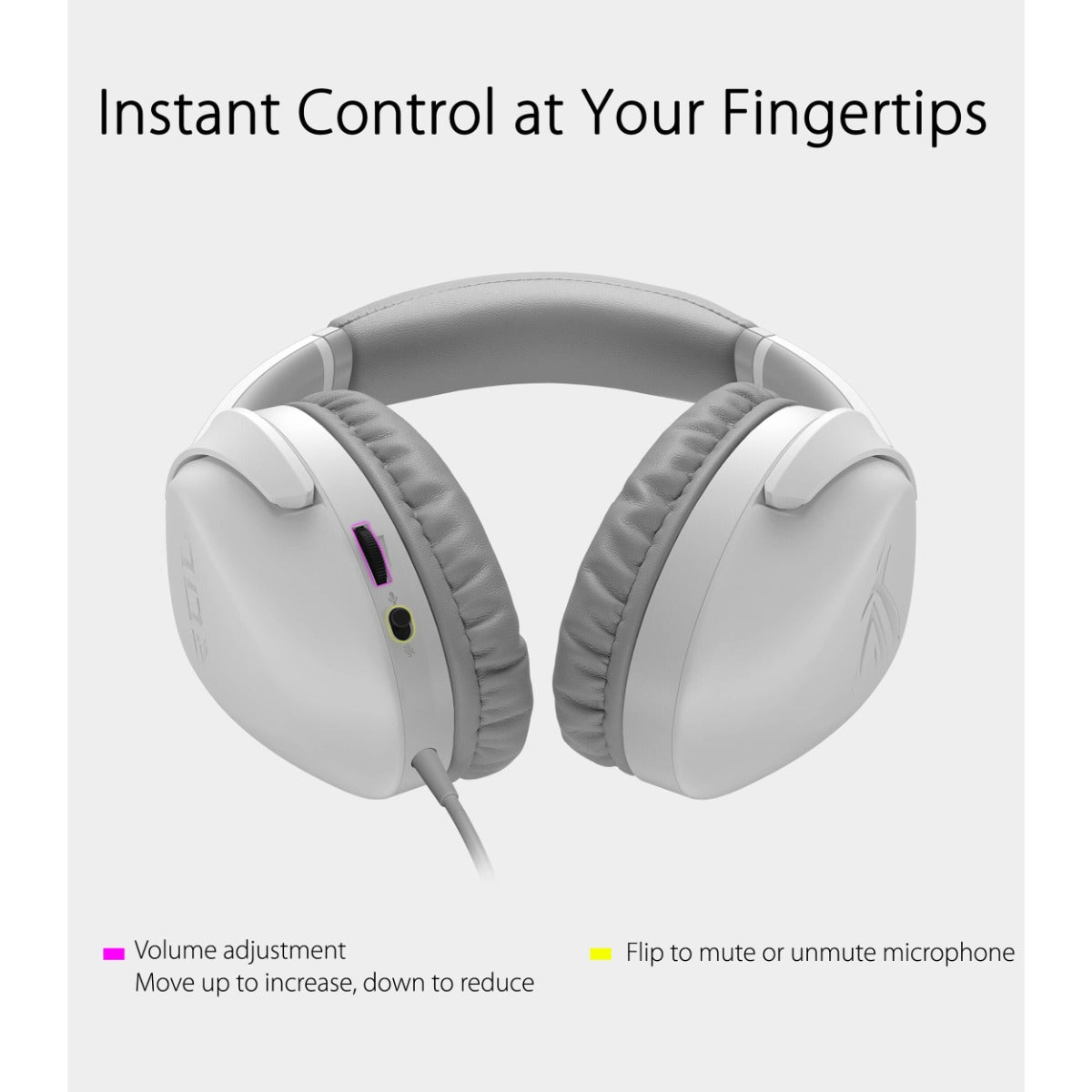 ASUS ROG Strix Go Core Gaming Headset (Moonlight White)
