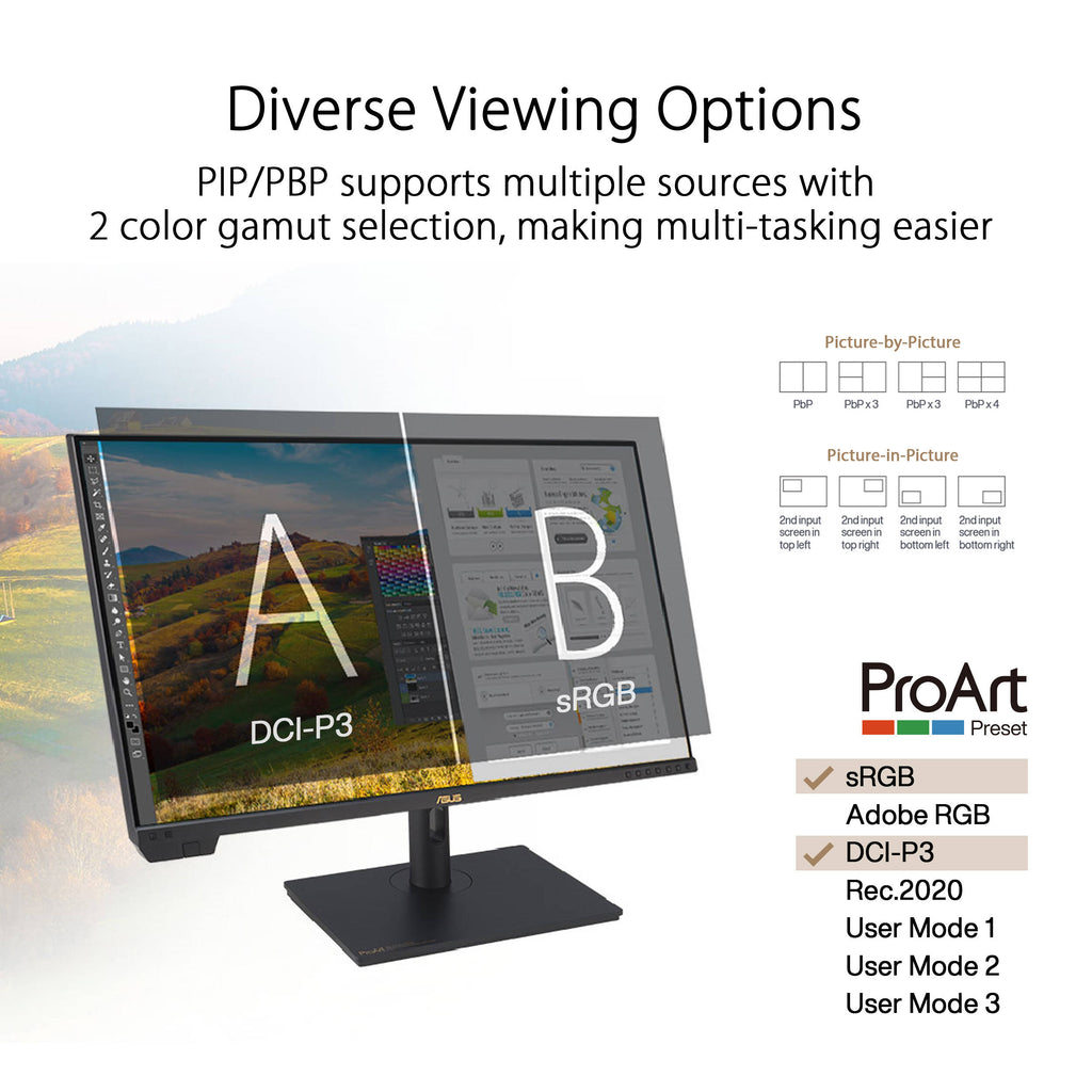 Asus 32" ProArt Display PA32UCXR 4K HDR Monitor.