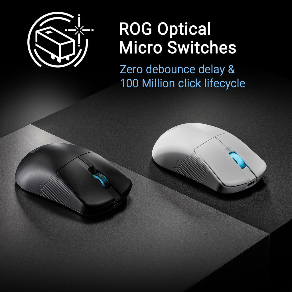 ASUS ROG Harpe Ace Mini Ultralight Gaming Mouse (White)