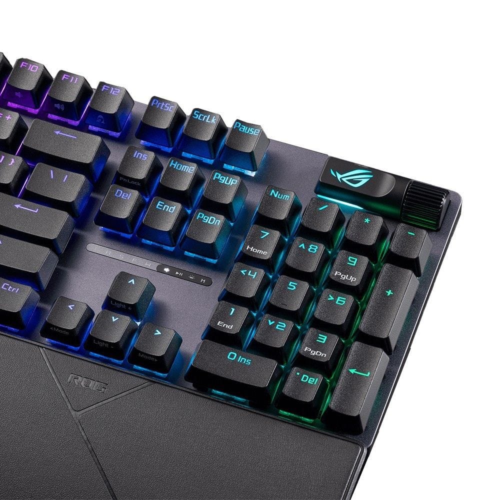 ASUS ROG STRIX SCOPE II Full Size Gaming Keyboard (Snow Switch)
