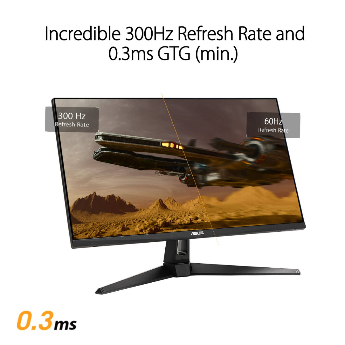 ASUS TUF Gaming VG27AQM5A 27" QHD 300Hz 0.03ms IPS Gaming Monitor