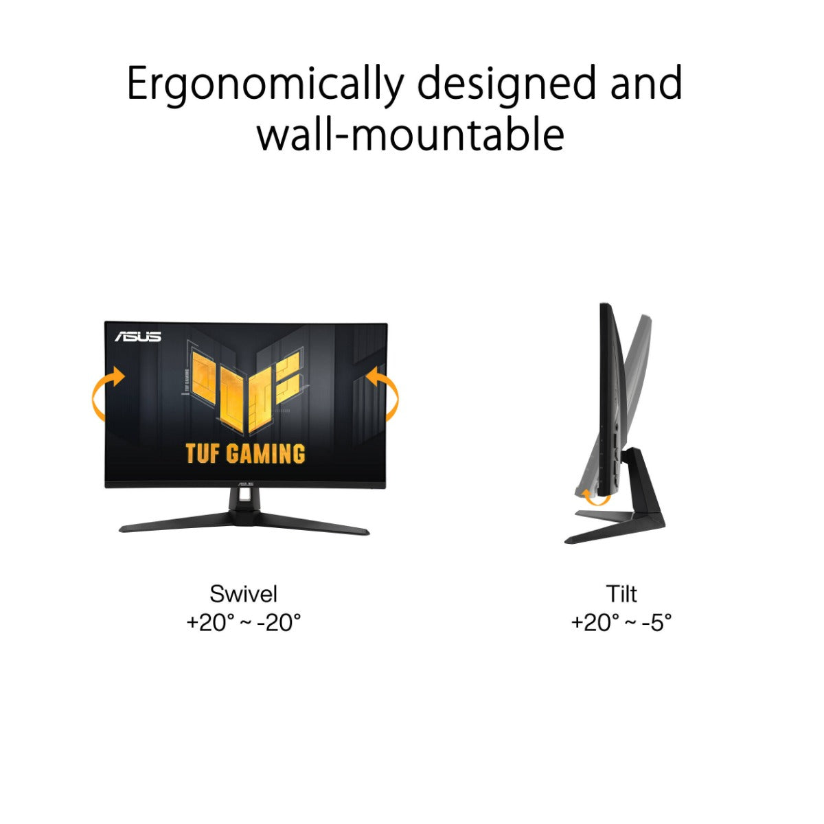 ASUS TUF Gaming VG27AQM5A 27" QHD 300Hz 0.03ms IPS Gaming Monitor