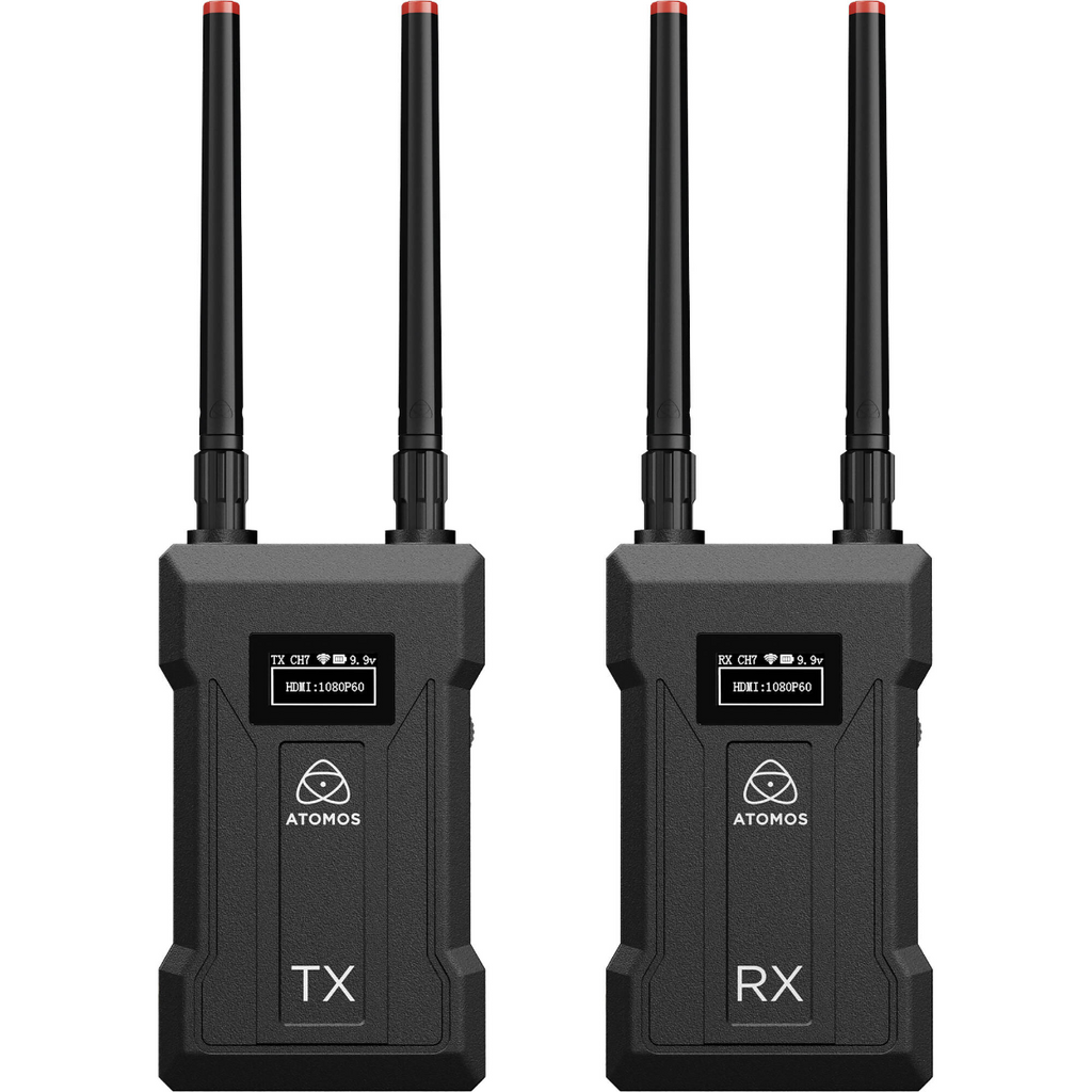 tomos TX-RX 4K/HD Wireless Video Monitoring Transmitter & Receiver Set