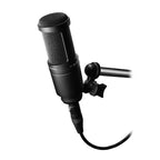 Audio-technica AT2020 Cardioid Condenser Microphone Boom Arm Bundle