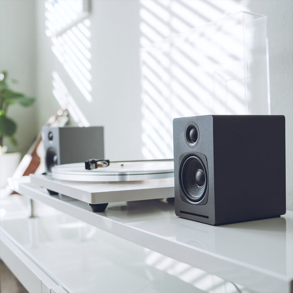 Audioengine A1-MR Multiroom Speakers with DS1 Speaker Stands