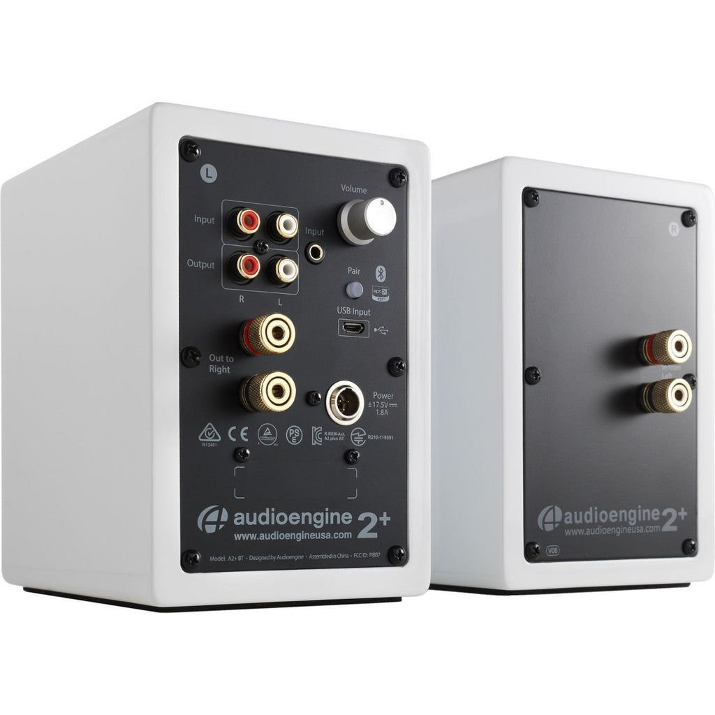 Audioengine A2+ Wireless Desktop Speakers - Gloss White