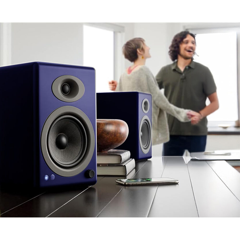Audioengine A5+ Wireless Powered Speakers Laptop with (Blue)