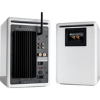 Audioengine A5+ Wireless Powered Bookshelf Speakers - Hi-Gloss White