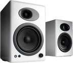 Audioengine A5+ Powered Bookshelf Speakers with DS2 Speaker Stands (White)