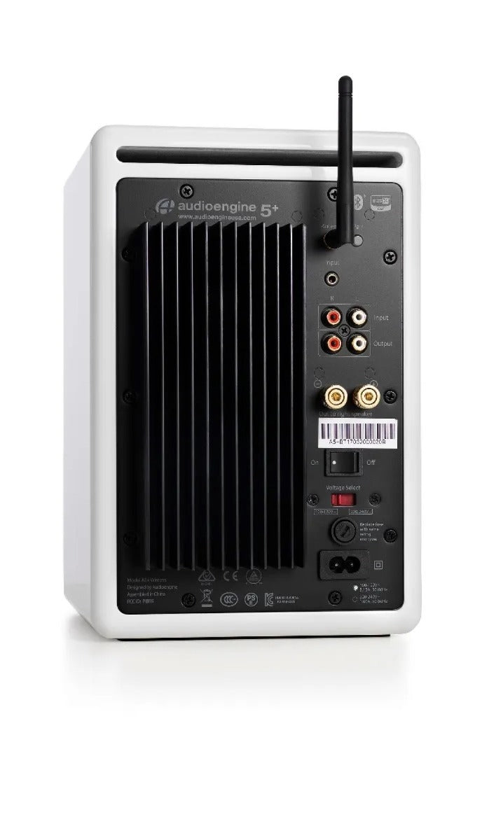 Audioengine A5+ Powered Bookshelf Speakers with DS2 Speaker Stands (White)