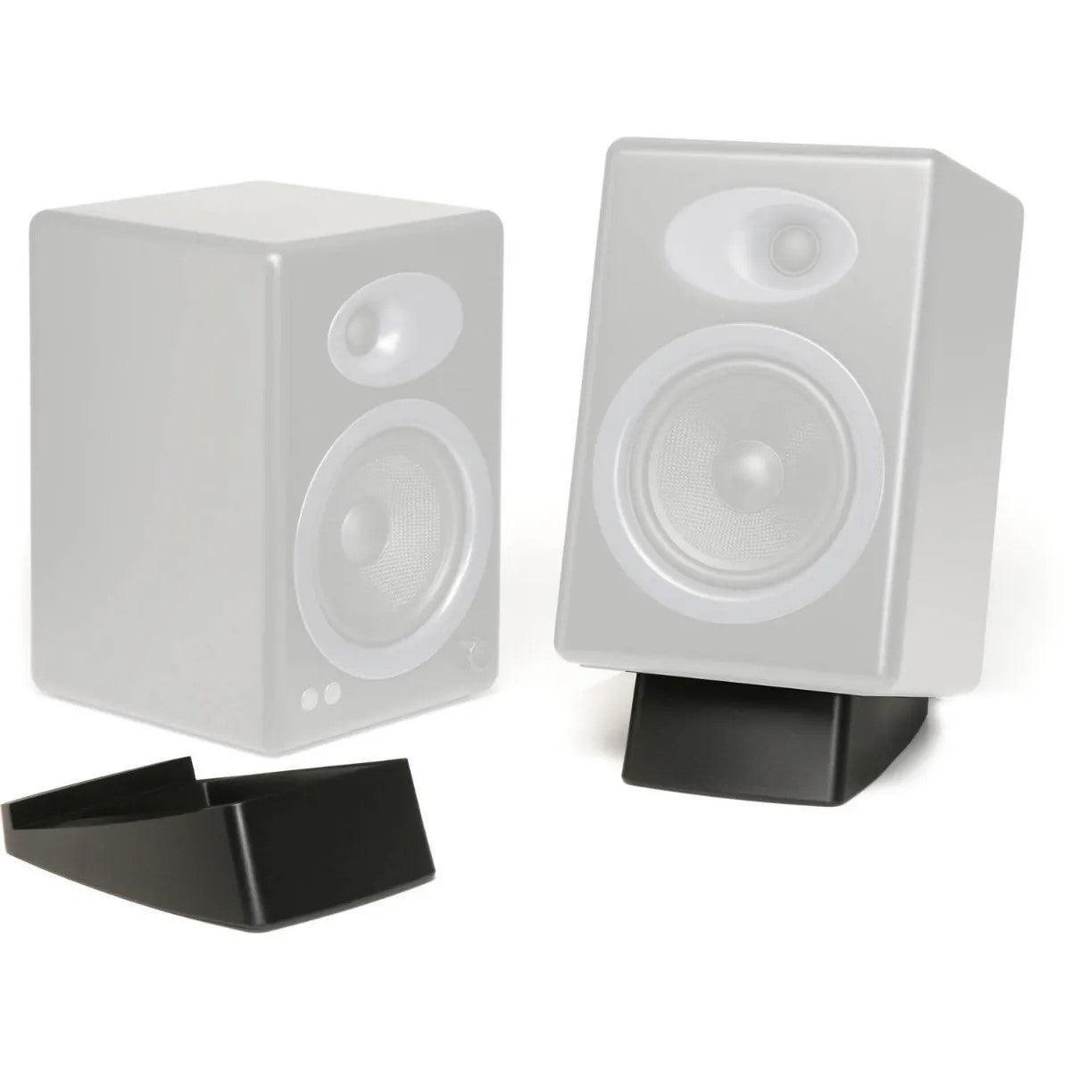 Audioengine A5+ Powered Bookshelf Speakers with DS2 Speaker Stands (Black)