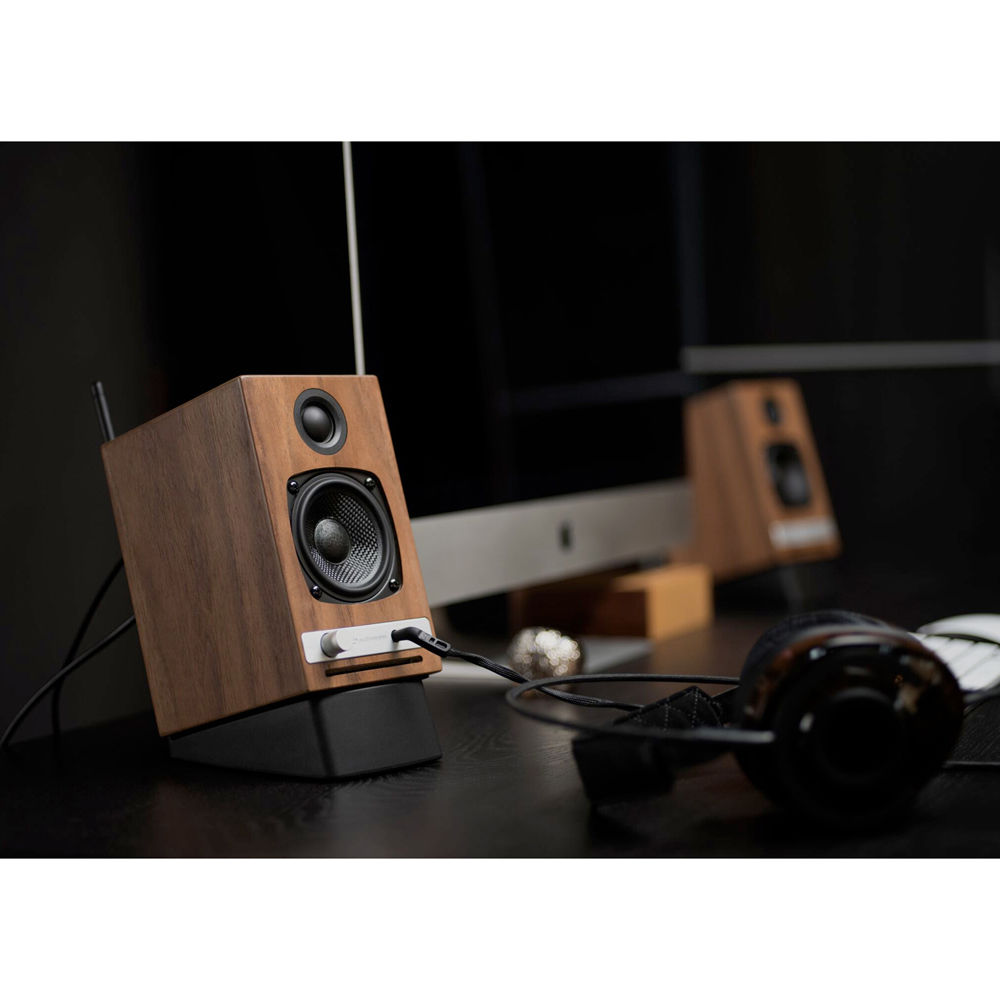 Audioengine HD3 Powered Desktop Speakers - Walnut