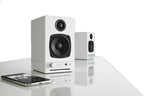 Audioengine HD3 Premium Wireless Speakers with DS1 Speaker Stands (White)