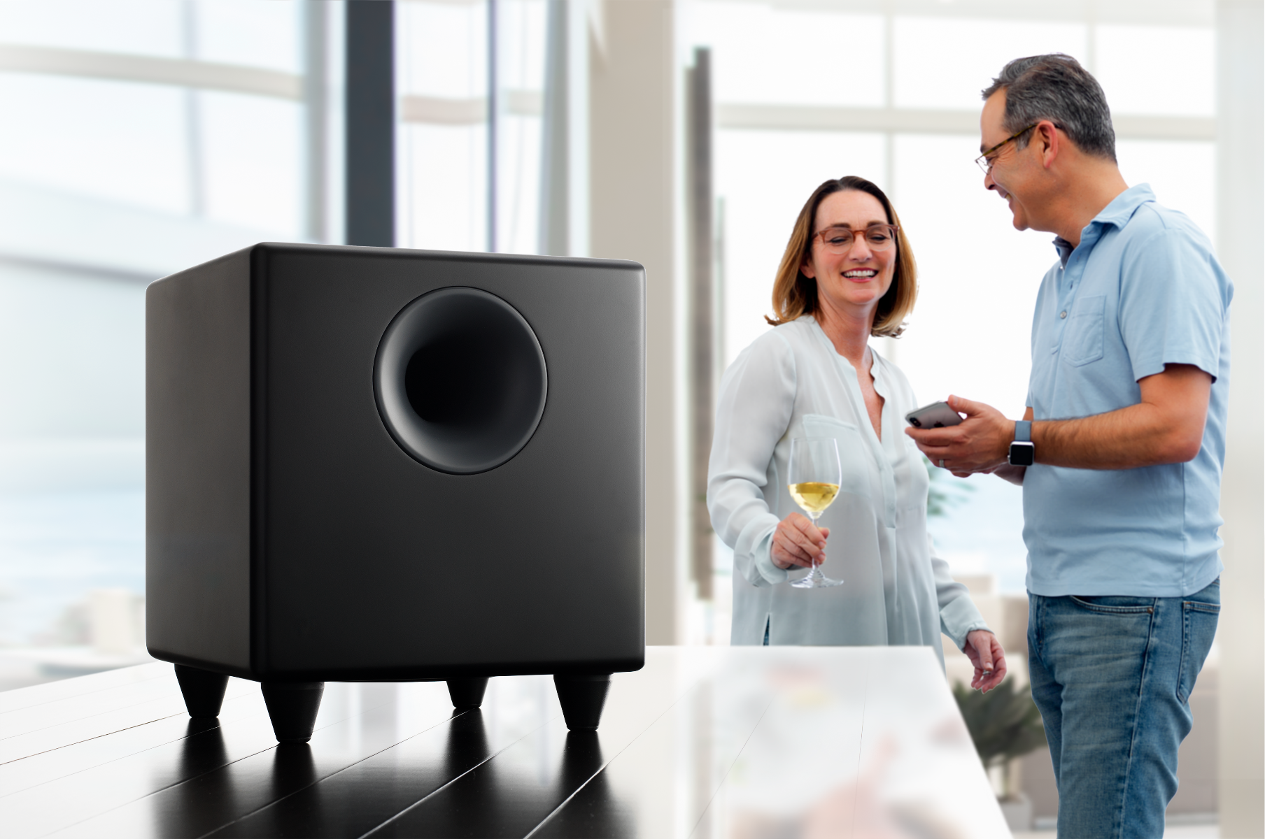 Audioengine S8 Powered Subwoofer - Satin Black