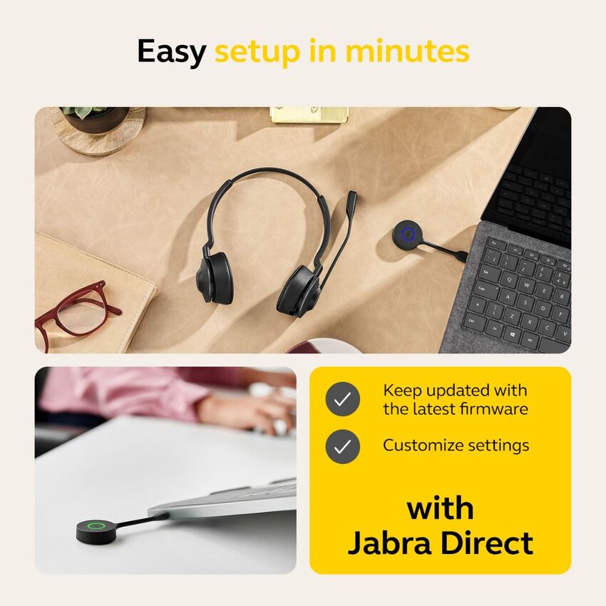 Jabra Engage 55 SE MS USB-C Mono Wireless Headset 