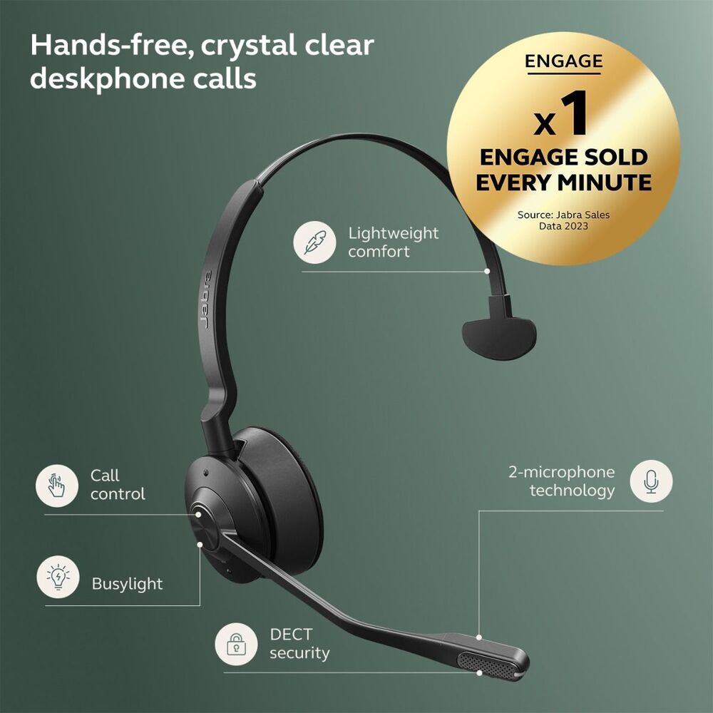 Jabra Engage 45 SE Mono Wireless Headset