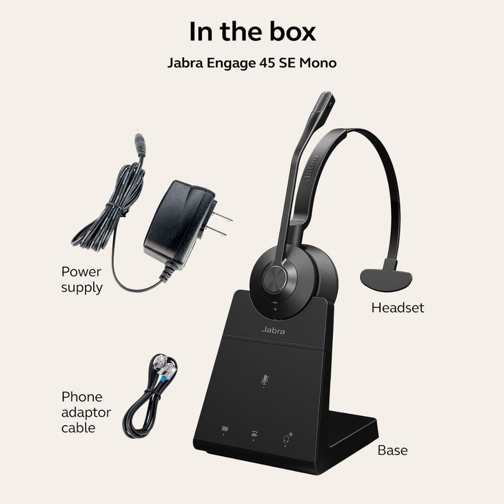 Jabra Engage 45 SE Mono Wireless Headset