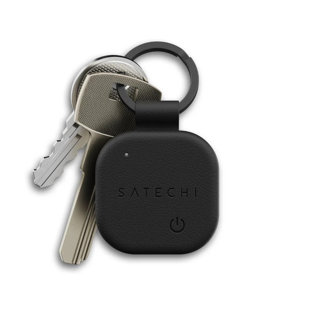 Satechi Vegan-Leather FindAll Keychain (Black)