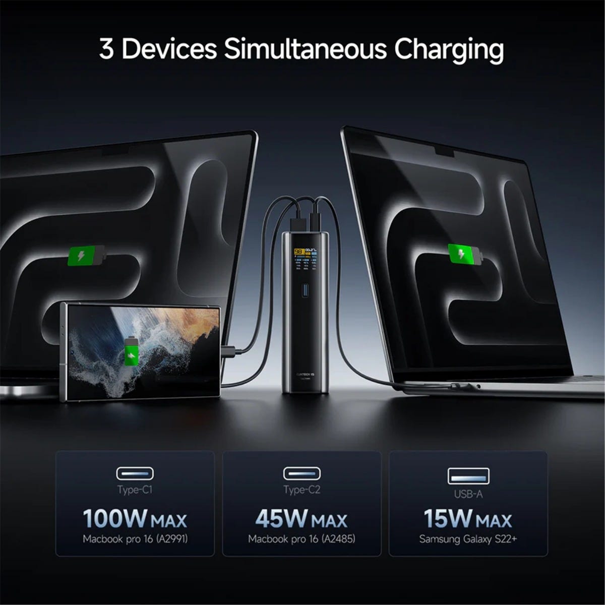 CUKTECH 15 20000mAh 165w Ultra Power Bank