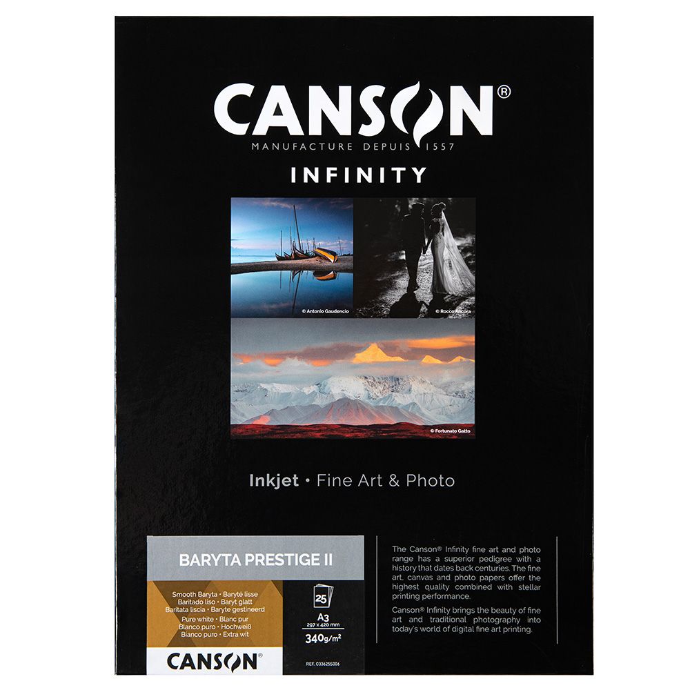 Canson Infinity Baryta Prestige II 340GSM (432mm x 15.2m)