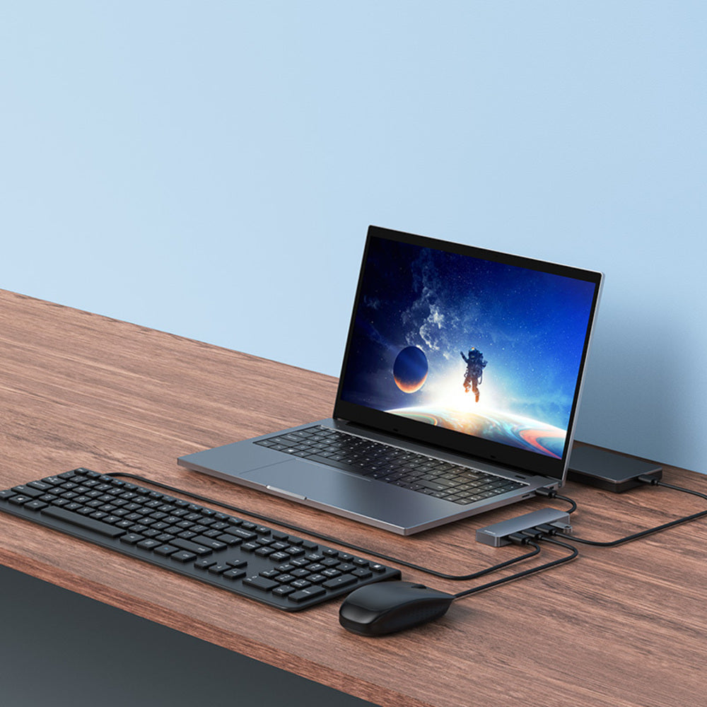 Baseus UltraJoy Series 4-Port HUB Lite 15cm (Space Grey)