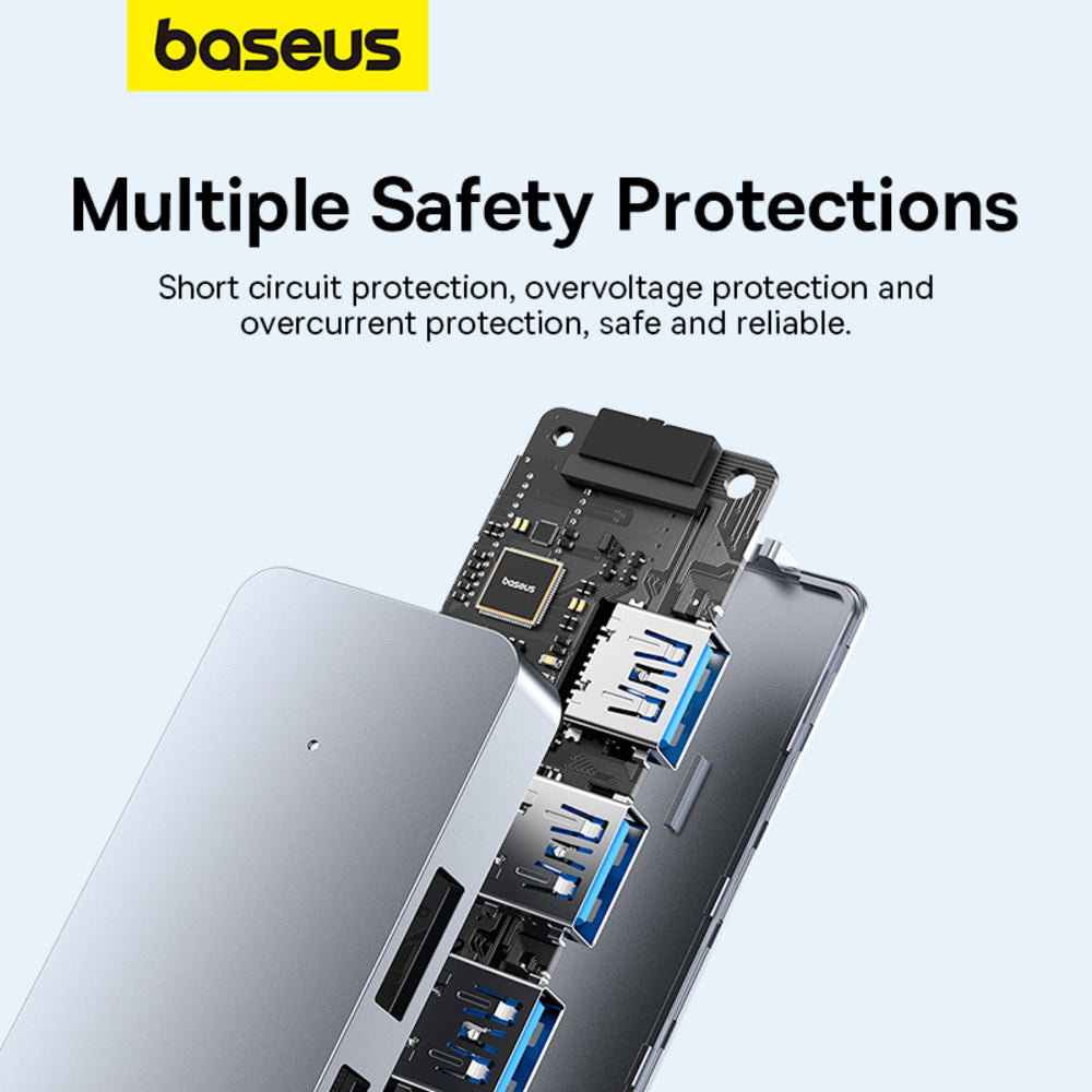 Baseus UltraJoy Series 4-Port HUB Lite 15cm (Space Grey)