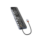 Baseus EliteJoy Gen 2 12-Port Type-C Hub Adapter (Dark Grey)