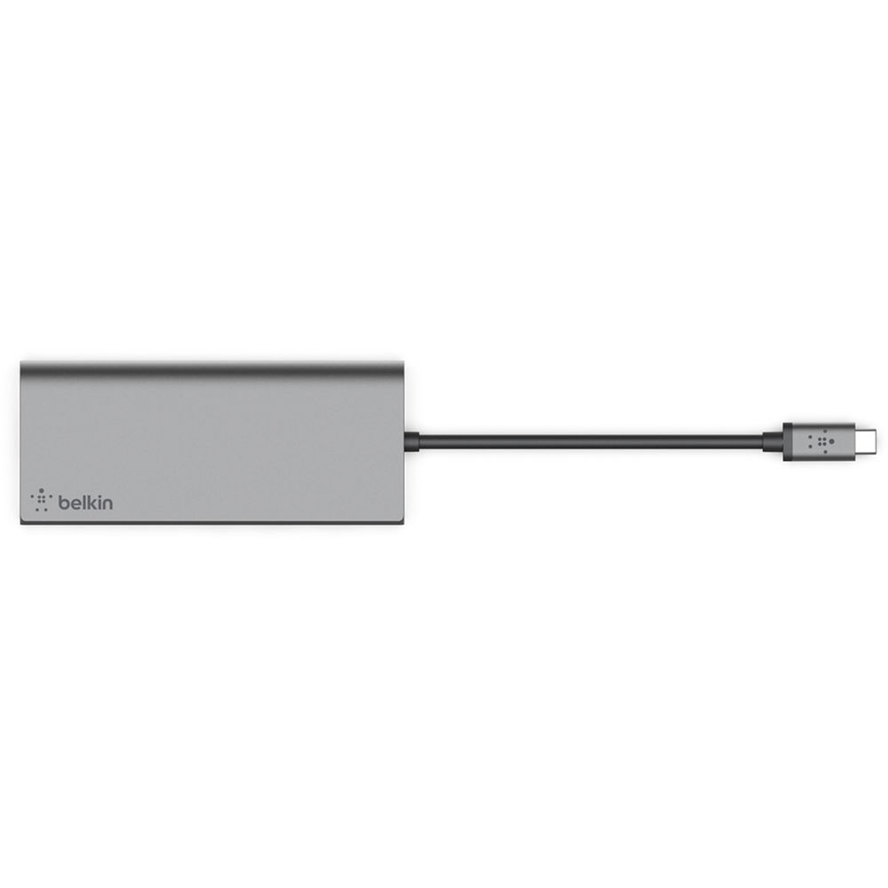 Belkin USB-C Multimedia Hub - Grey