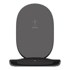 Belkin 15W Wireless Charging Stand 24W QC 3.0 Wall Charger Black- Qi