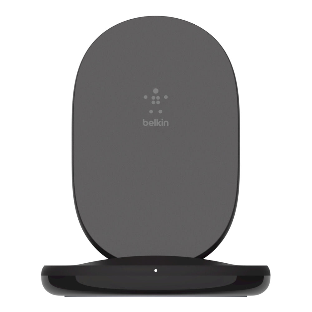 Belkin 15W Wireless Charging Stand 24W QC 3.0 Wall Charger Black- Qi