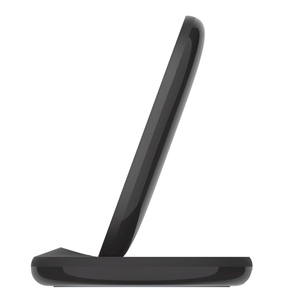 Belkin 15W Wireless Charging Stand 24W QC 3.0 Wall Charger Black- Qi