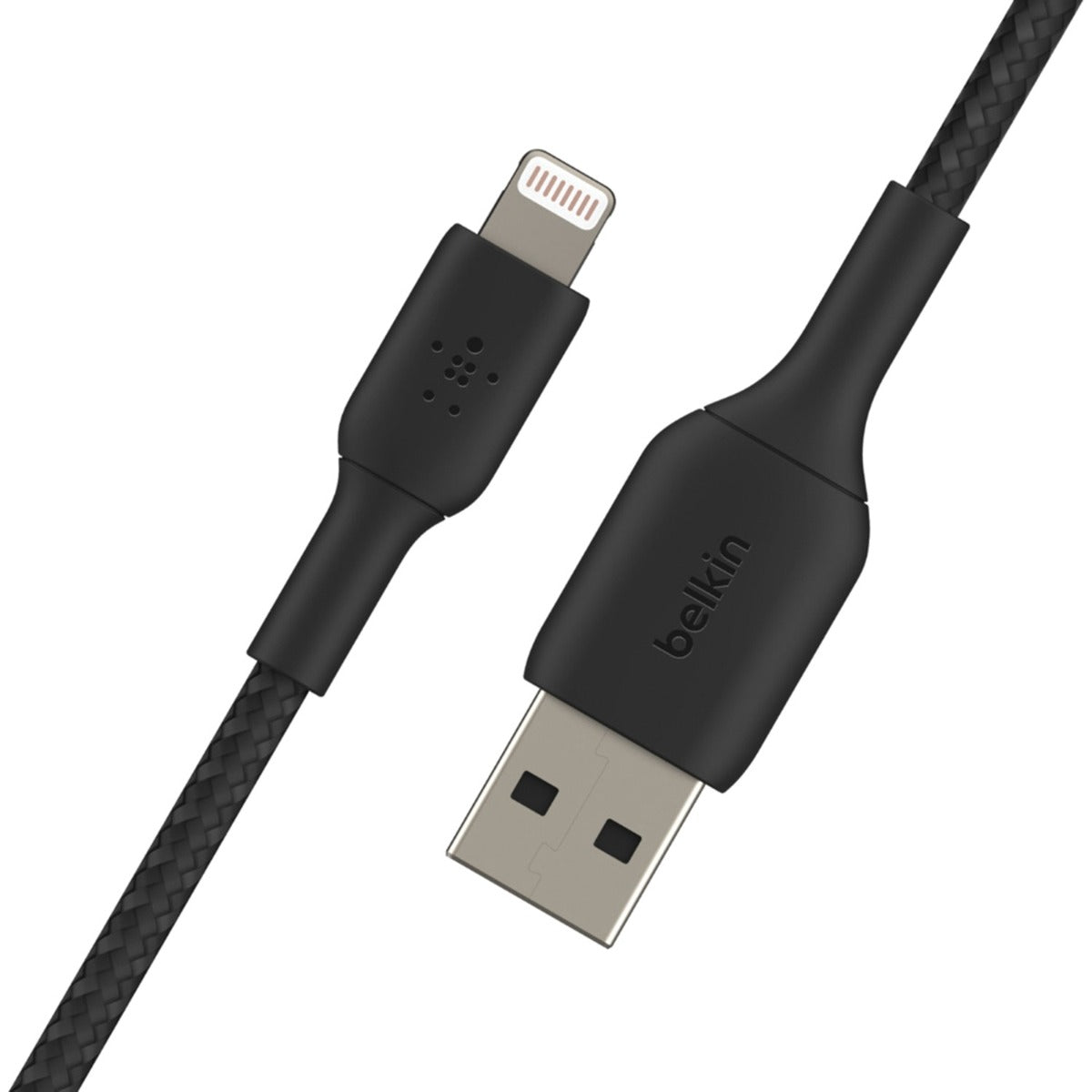 Belkin Boostcharge Braided Lightning to USB-A Cable 2m Black MFi certified