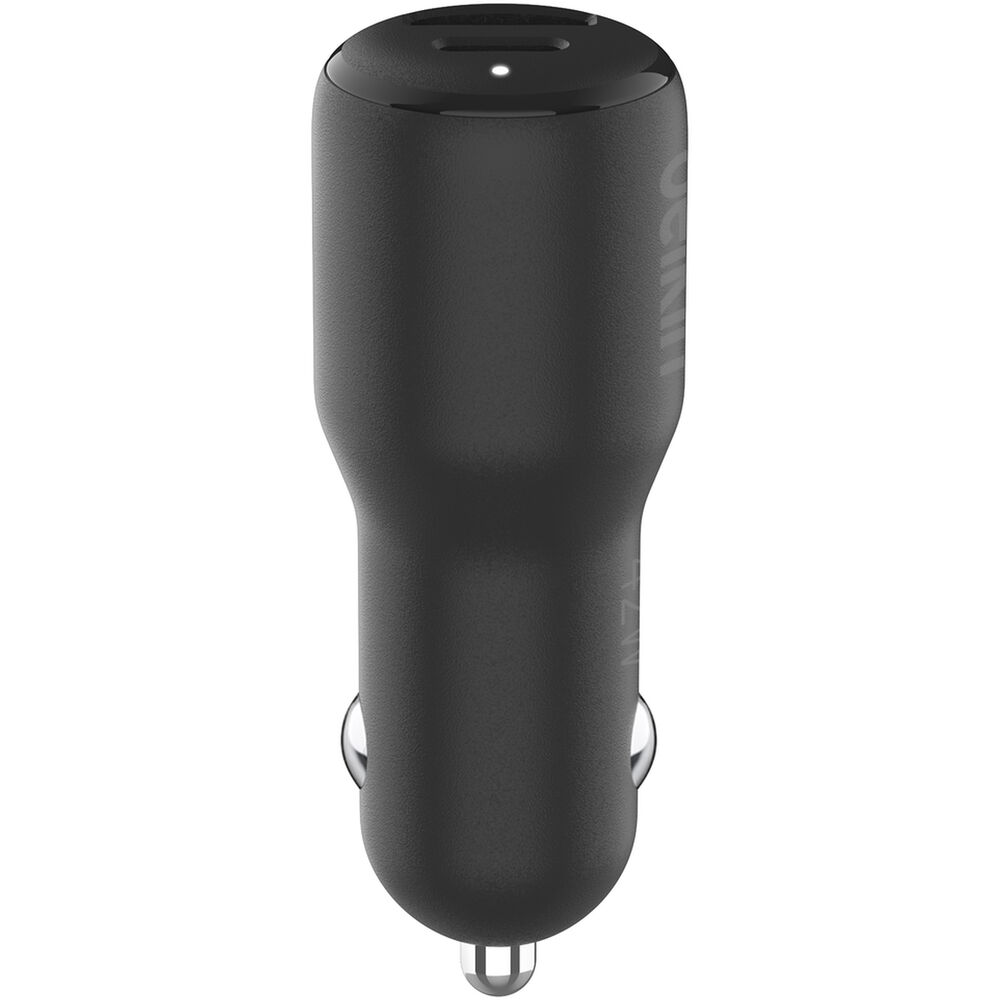 Belkin BoostCharge 42W USB-C PD Dual Car Charger (Black)