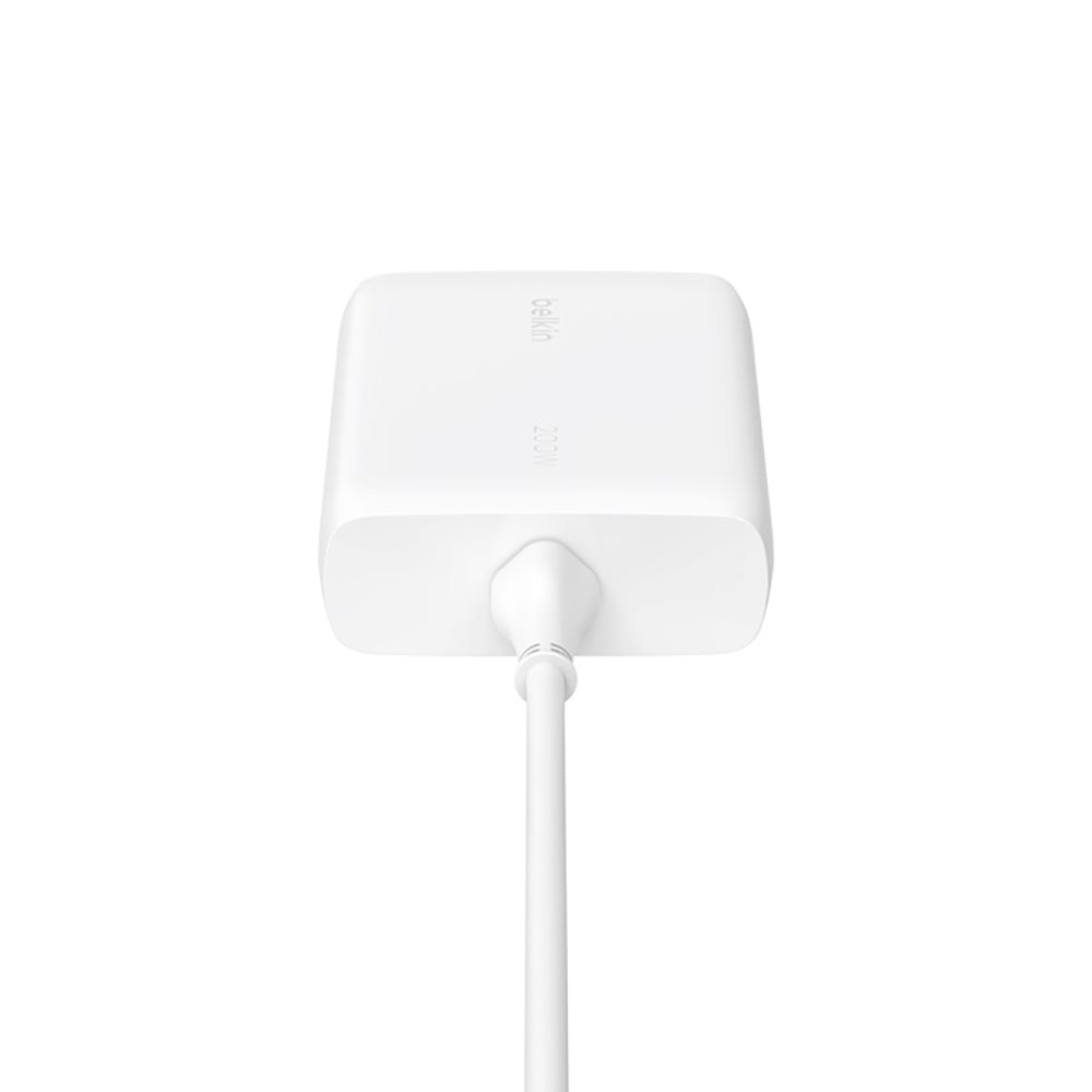Belkin BoostCharge Pro 200W 4-Port USB-C GaN Charger (White)