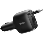 Belkin BoostCharge Retractable 75W Car Charger
