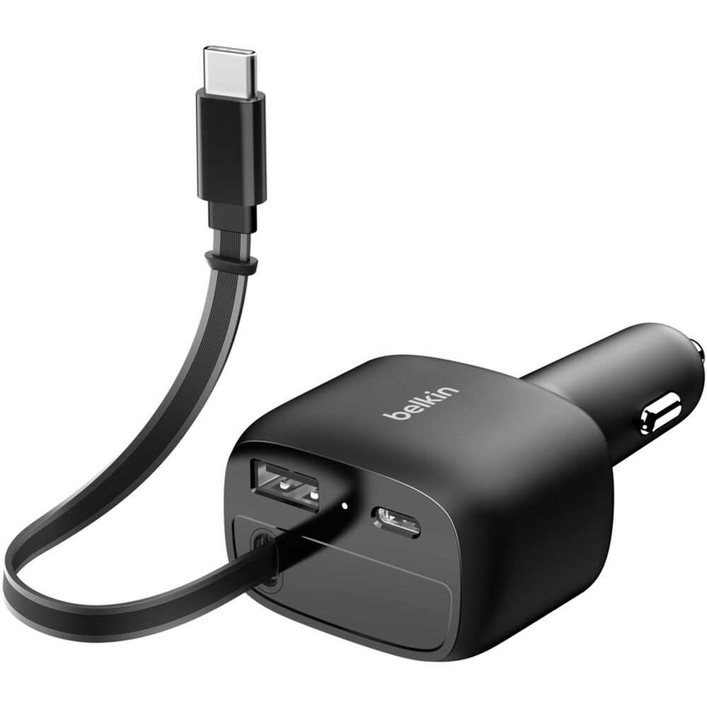 Belkin BoostCharge Retractable 75W Car Charger