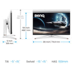 BenQ MOBIUZ EX321UX 32" 4K Mini-LED 144Hz 1ms IPS Gaming Monitor