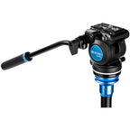 Benro A1573F Aluminum Tripod with S2 PRO 60mm Flat Base Video Head